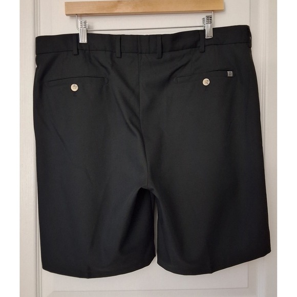 Peter Millar Crown Sport Mens 38 Black Golf Performance Chino Stretch Shorts - Picture 2 of 6